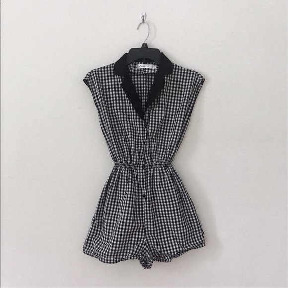 Modcloth Pants - ModCloth Gingham Romper